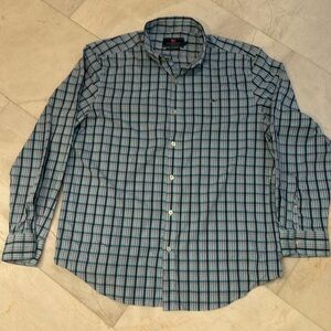 Men’s XL Vineyard Vines pastel plaid button down shirt